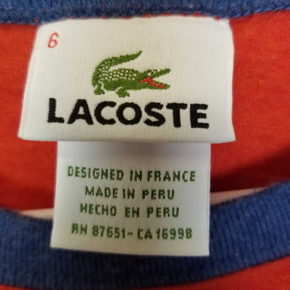 Lacoste Lacoste 6 Short Sleeves Logo Ringer Tee S… - image 5