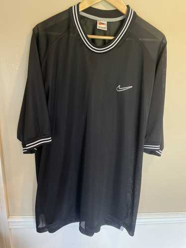 Nike Vintage 90s nike black swoosh jersey xl - image 1