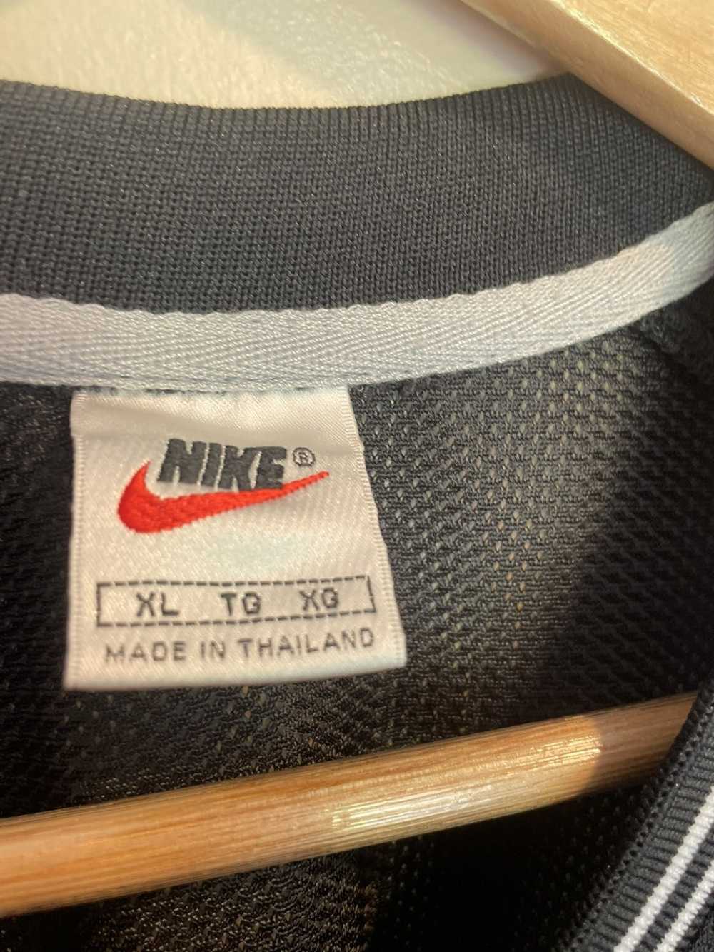 Nike Vintage 90s nike black swoosh jersey xl - image 4