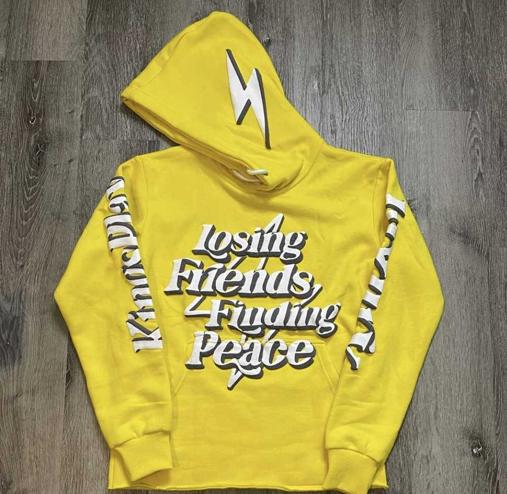 Streetwear Losing friends Finding peace hoodie - image 1