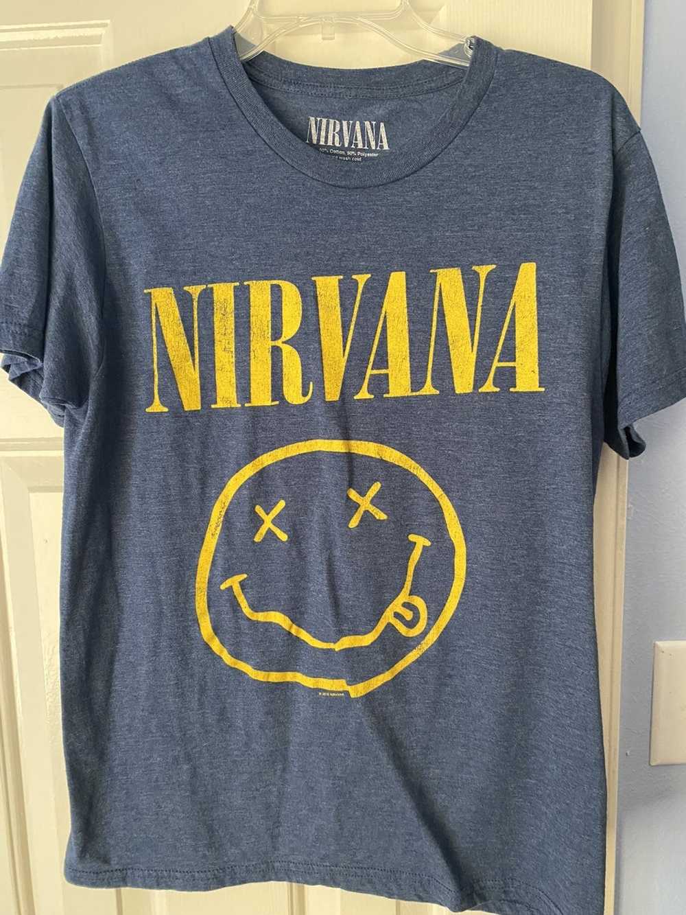 Nirvana Rock Band x Nirvana Smiley Tee - image 1