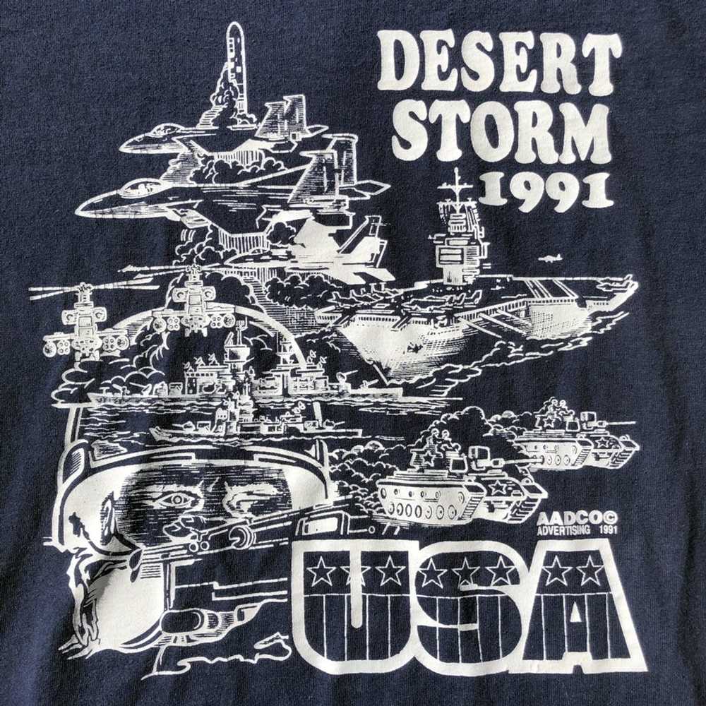 Vintage Vintage 1991 Desert Storm USA Fleet Tee - image 2