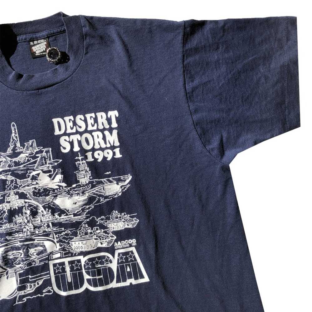 Vintage Vintage 1991 Desert Storm USA Fleet Tee - image 3