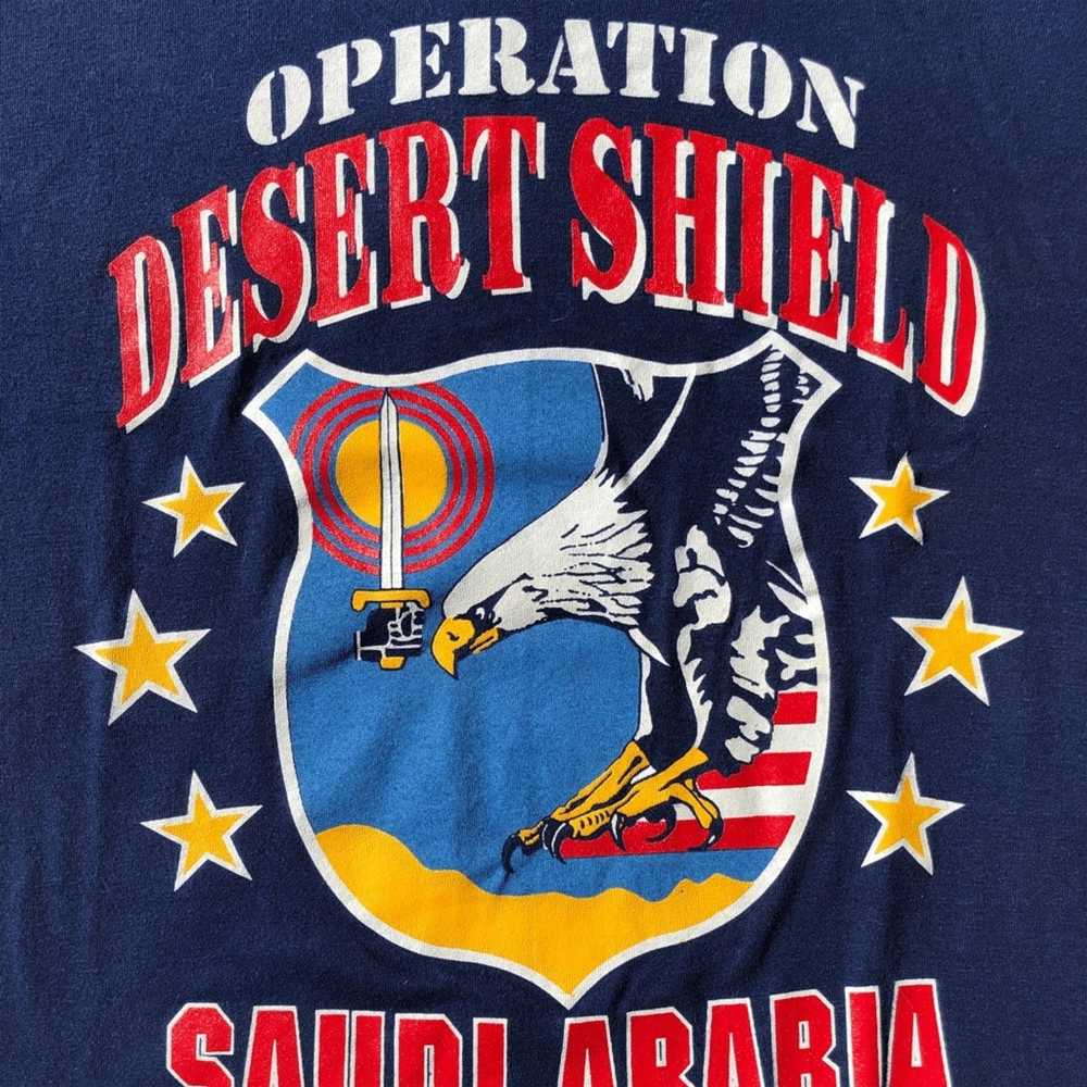 Vintage 1991 Desert Shield Saudi Arabia Tee - image 2