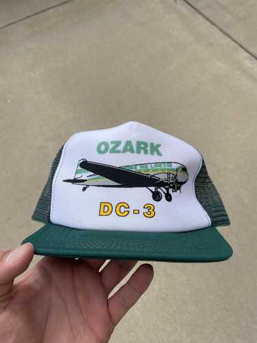 Vintage Vintage Ozark Plane Snapback Trucker Hat