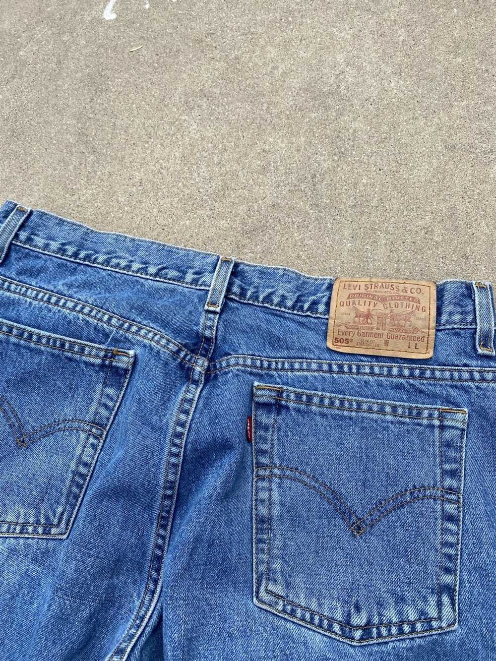 Levi's × Vintage Levi’s 505 Denim Blue Jeans - image 4