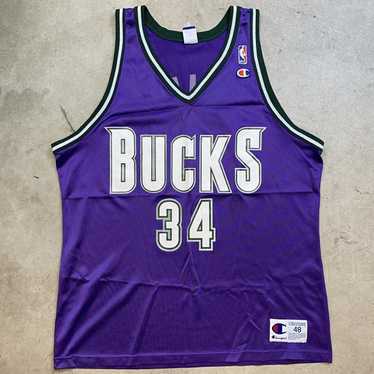 Milwaukee Bucks Vintage 90s Shawn Respert Champion Basketball -  Denmark