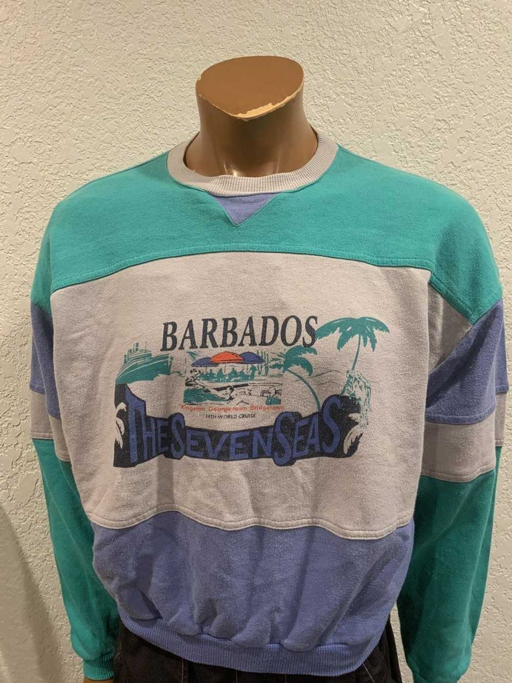 Vintage VTG 80s Barbados The Seven Seas World Cru… - image 10