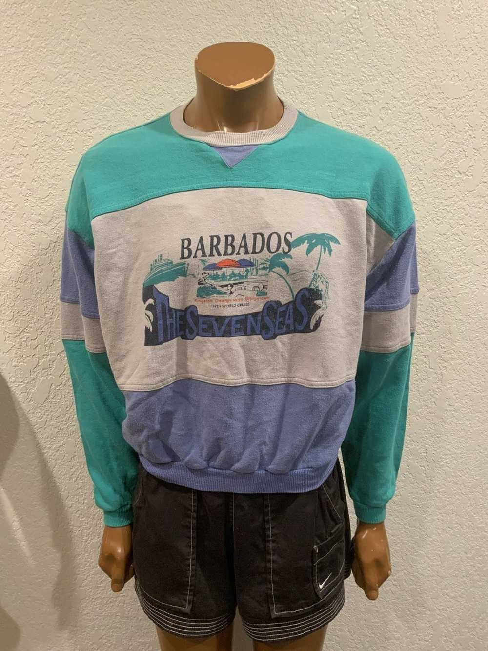 Vintage VTG 80s Barbados The Seven Seas World Cru… - image 8