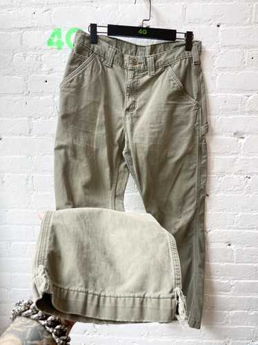 Carhartt × Vintage Vintage THRASHED Carhartt Jean… - image 1