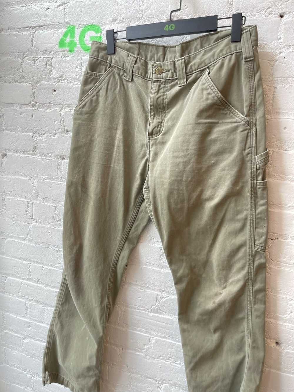 Carhartt × Vintage Vintage THRASHED Carhartt Jean… - image 3