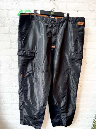 Fubu × Vintage Vintage 90s FUBU Nylon Cargo Pants… - image 1