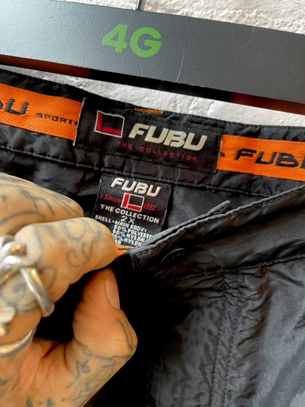 Fubu × Vintage Vintage 90s FUBU Nylon Cargo Pants… - image 6