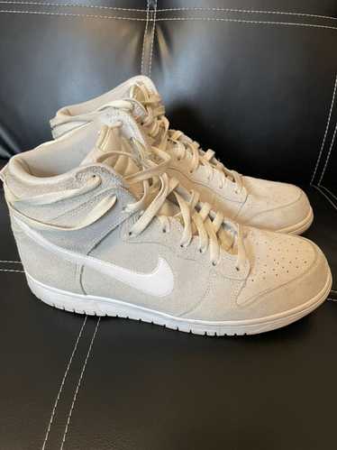 Nike Nike dunk hi-top Off white suede