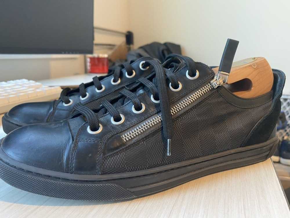 Louis Vuitton Louis Vuitton black Damier Zip Snea… - image 2