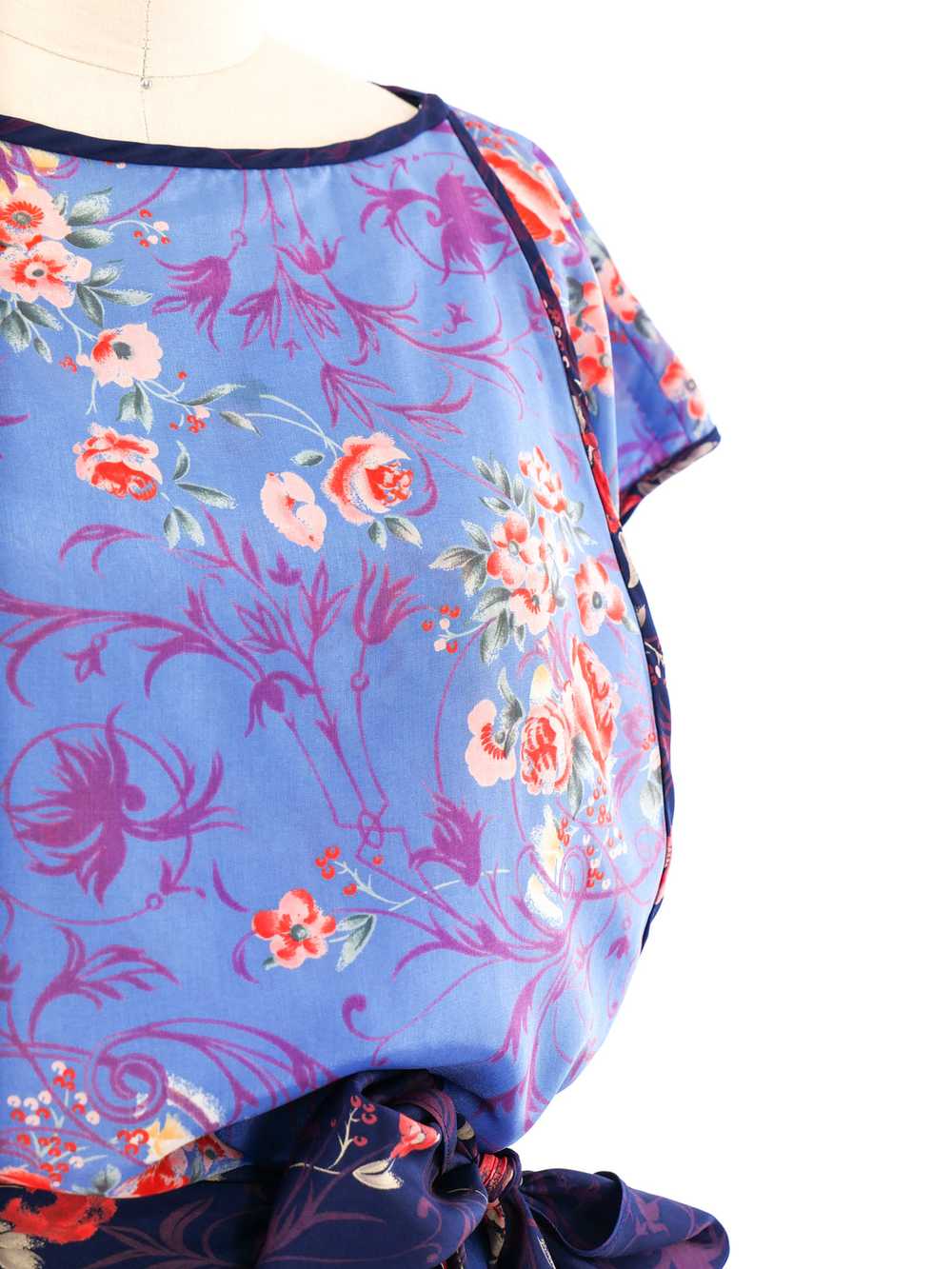 Giorgio di Sant'Angelo Floral Printed Silk Ensemb… - image 6