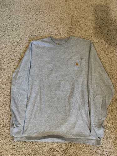 Carhartt Heather Grey Carhartt Long Sleeve Shirt