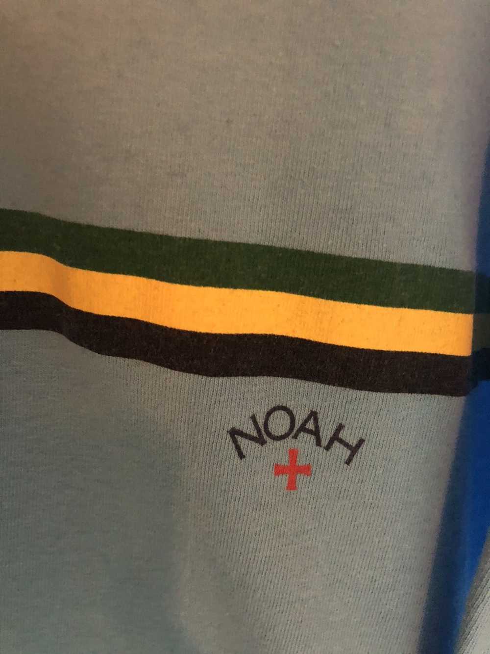 Noah Noah Long Sleeve Striped Blue Tee - image 2