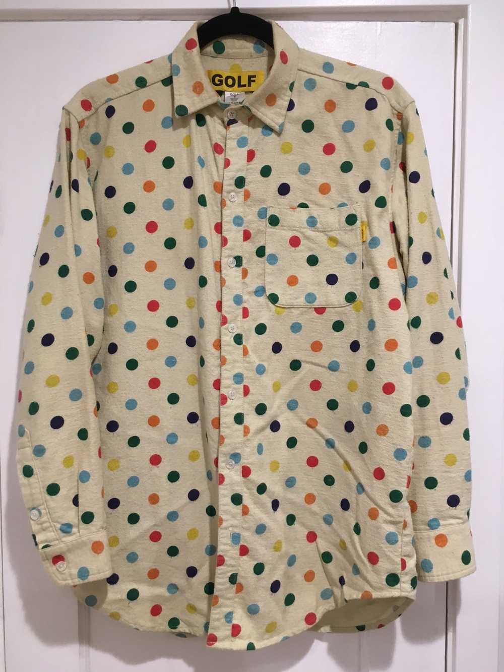 Golf Wang Golfwang Multicolor Polka Dot Flannel - image 1