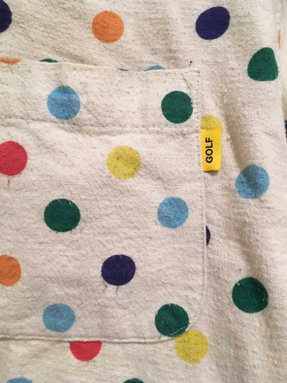 Golf Wang Golfwang Multicolor Polka Dot Flannel - image 3