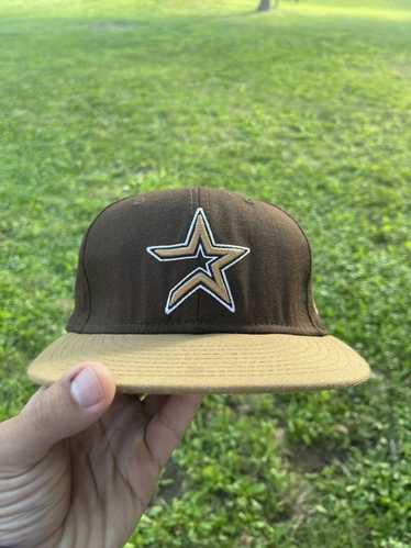 Houston Astros Famcap Exclusive 45 Years Two Tone Hatclub Inspired Fitted 7  1/4