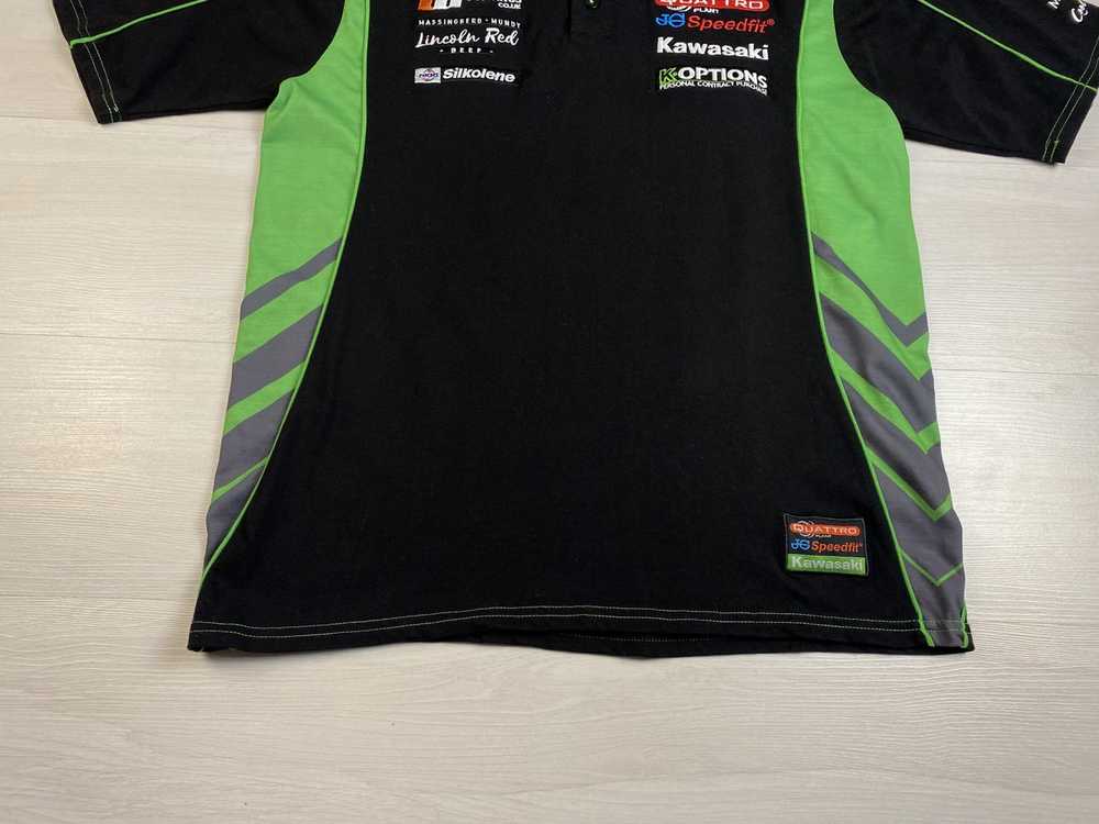 Racing Kawasaki Quattro Plant Team Polo Shirt Siz… - image 5