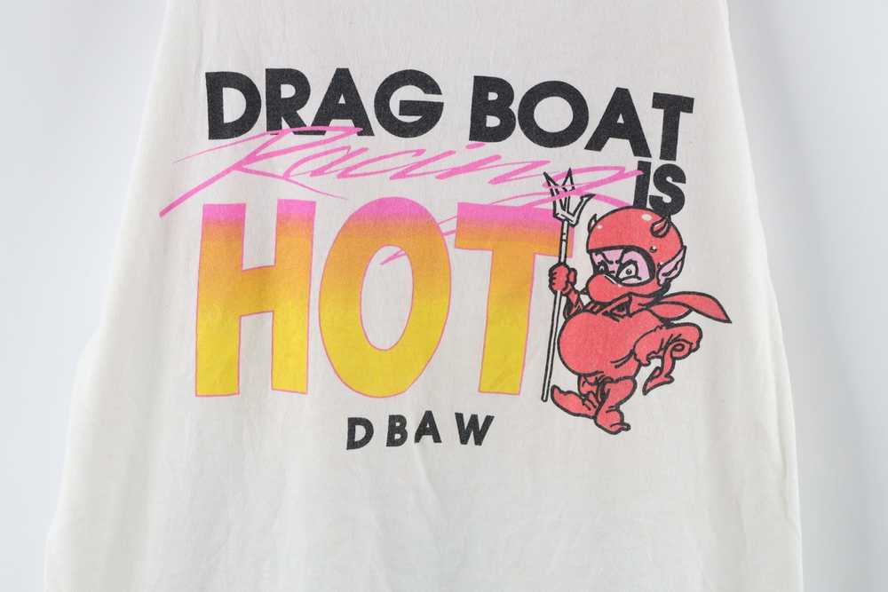 Vintage Vintage 90s Drag Boat Racing is Hot Flame… - image 4