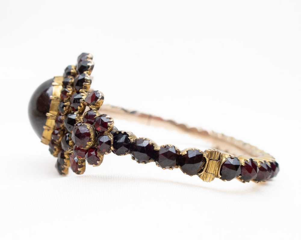 Victorian Cabochon Garnet Bracelet - image 4