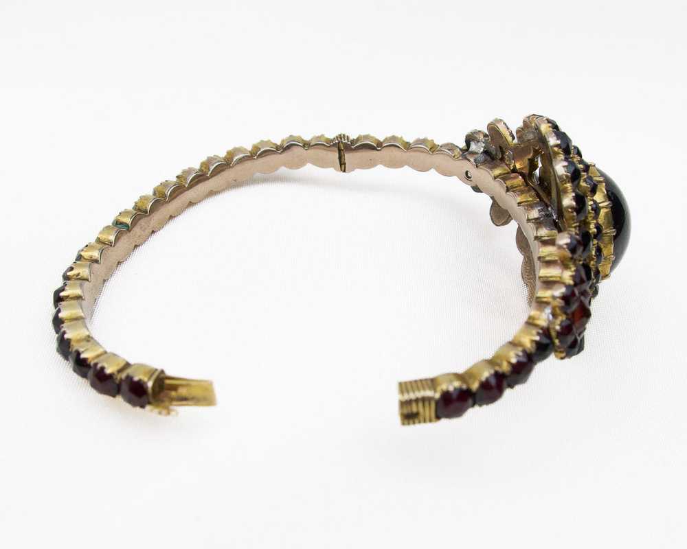Victorian Cabochon Garnet Bracelet - image 7