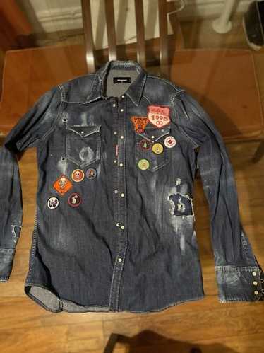 scout patch demin shirt Dsquared - image 1