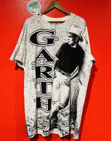 Anvil × Vintage Vintage Garth Brooks All Over Prin