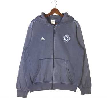 Adidas × Vintage Adidas x Chelsea FC Zipper Hoodi… - image 1