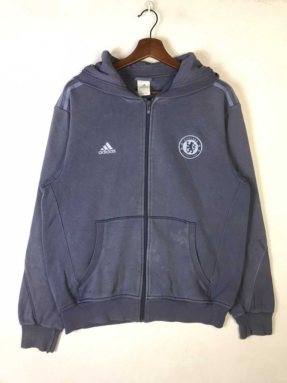 Adidas × Vintage Adidas x Chelsea FC Zipper Hoodi… - image 2