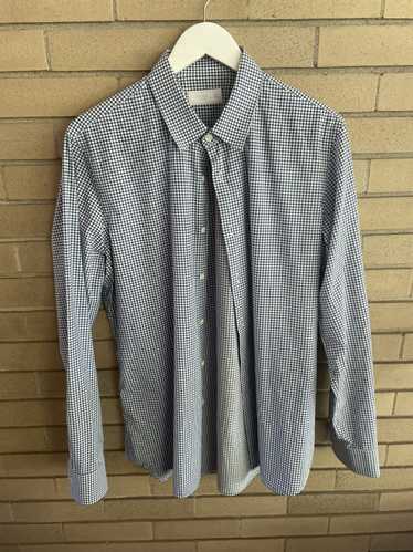 Prada Blue patterned Prada button up