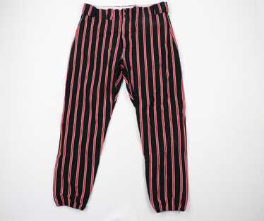 MYSWEETCHICKAPEA Boys Baseball Uniform Birthday Toddler Red Pinstripe Pants & Jersey Includes Number Only! Ask B4 You Buy Specific Date Needed