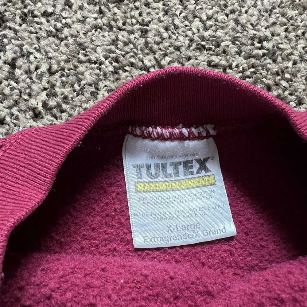 Tultex × Vintage Vintage Tultex Maroon Crewneck XL - image 2