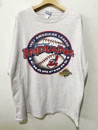 VINTAGE MLB CLEVELAND INDIANS TEE SHIRT 1999 SIZE XL – Vintage