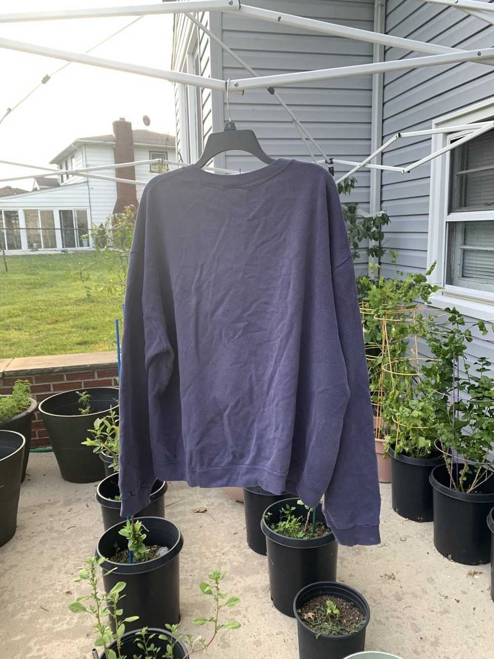 Vintage Purple Horse Design Sweatshirt - image 2