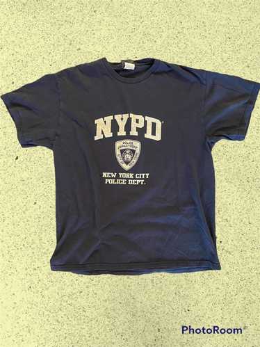 New York × Police × Vintage Vintage Faded & Distre