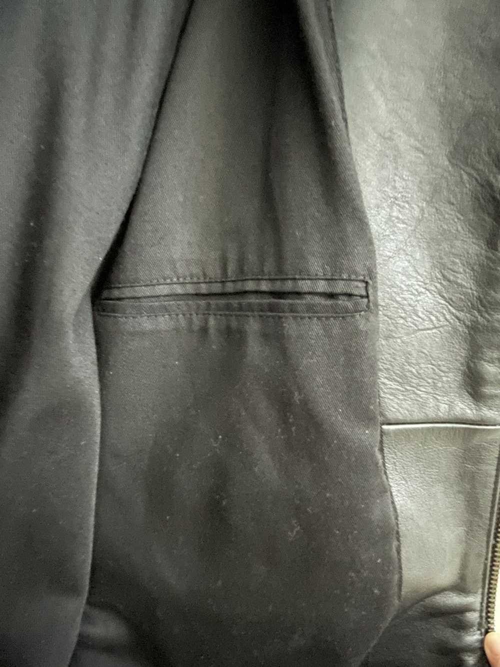 Jack Spade Jack Spade leather jacket near mint - image 7