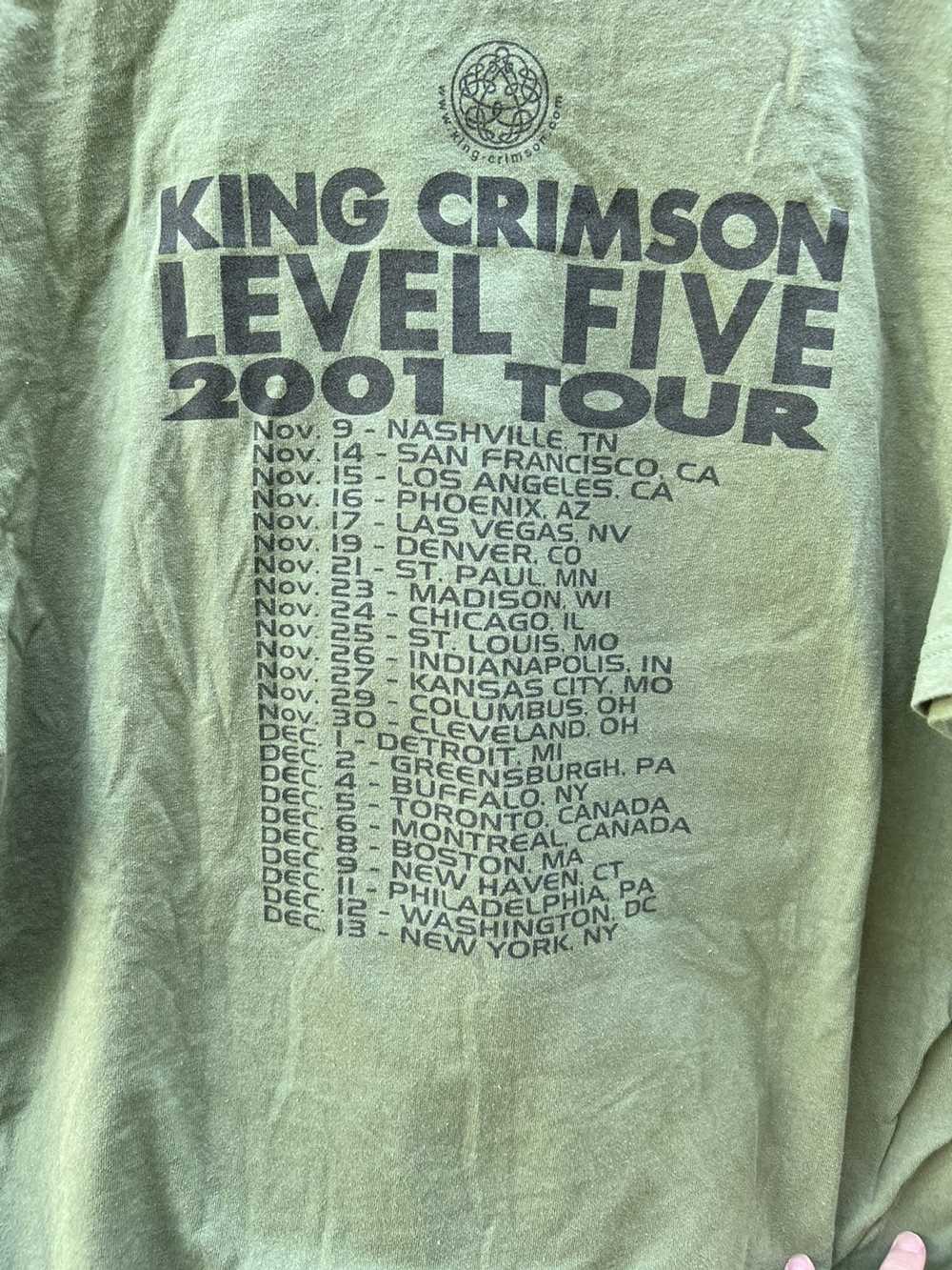 Band Tees × Streetwear King Crimson Rare 2001 Tou… - image 5