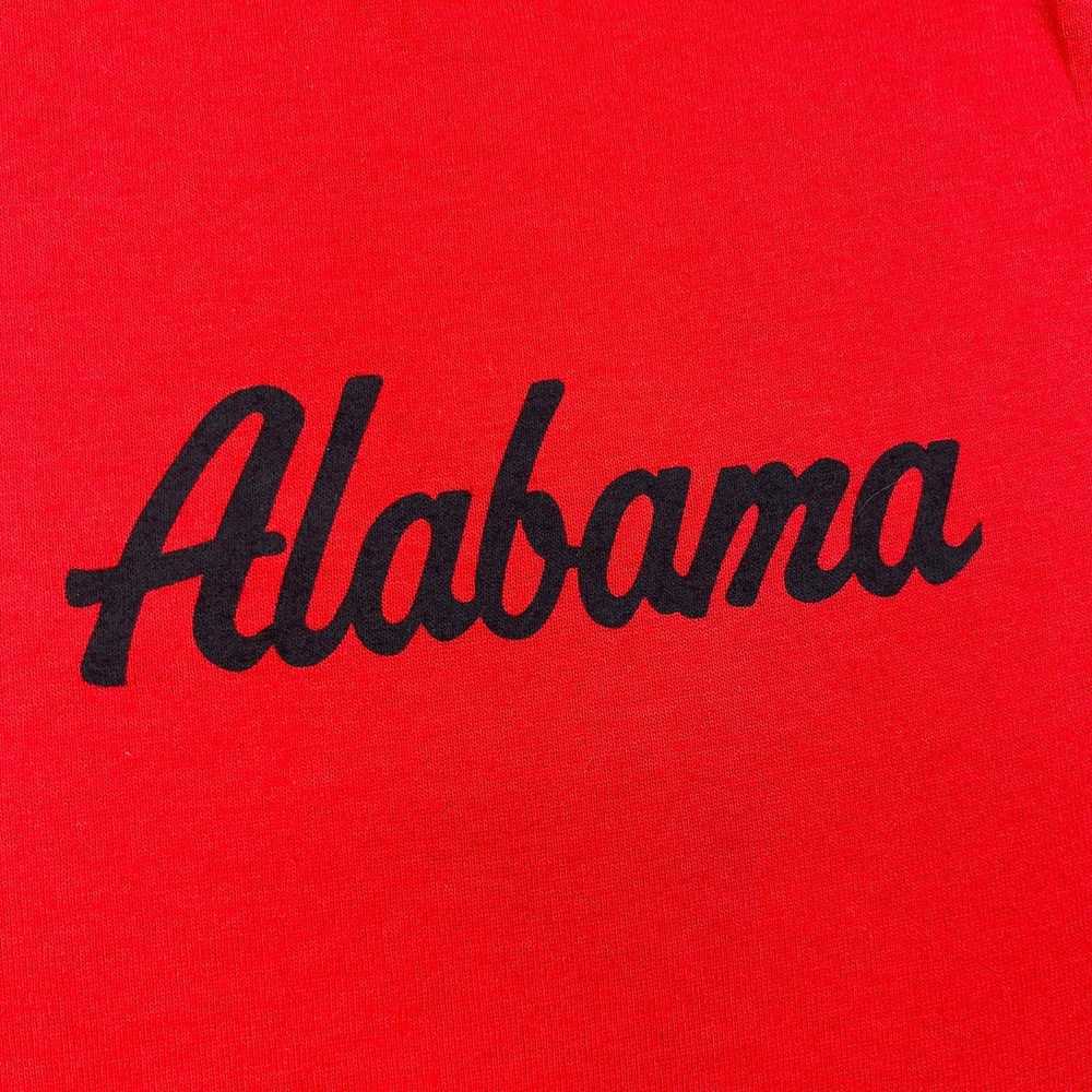Jerzees × Vintage Vintage Alabama T-Shirt Red Swe… - image 3