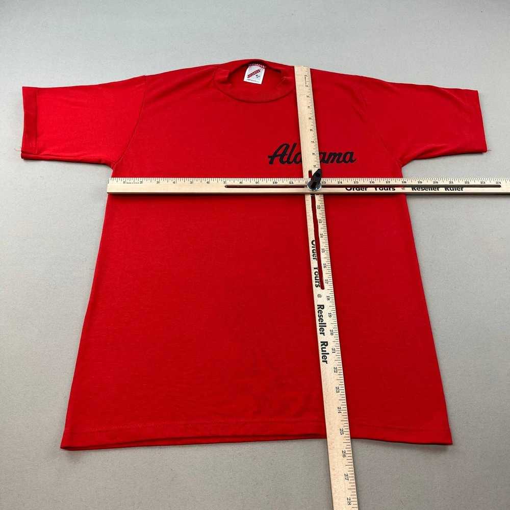 Jerzees × Vintage Vintage Alabama T-Shirt Red Swe… - image 6