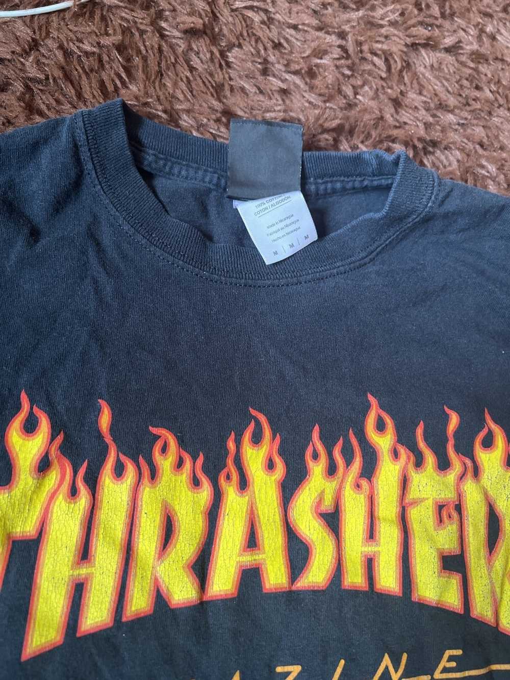 Thrasher Long sleeve thrasher flame tee - image 2