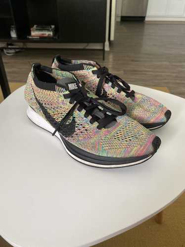 Nike Flyknit Racer Multicolor StrikeMen's Size 11 Running Shoes
