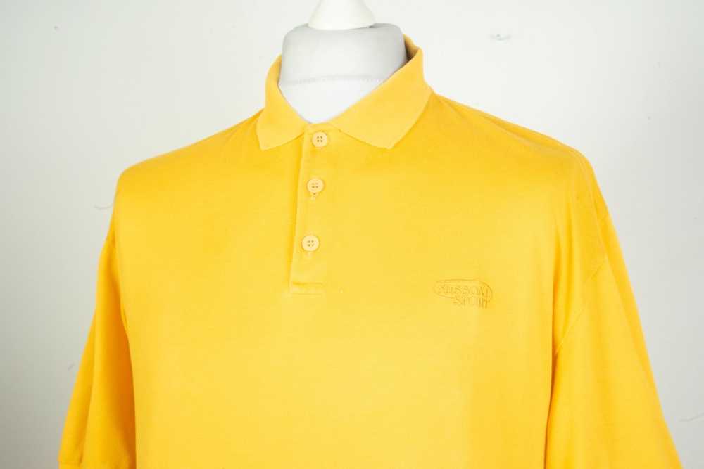 Missoni Mens Missoni Sport Classic Logo Yellow Po… - image 2