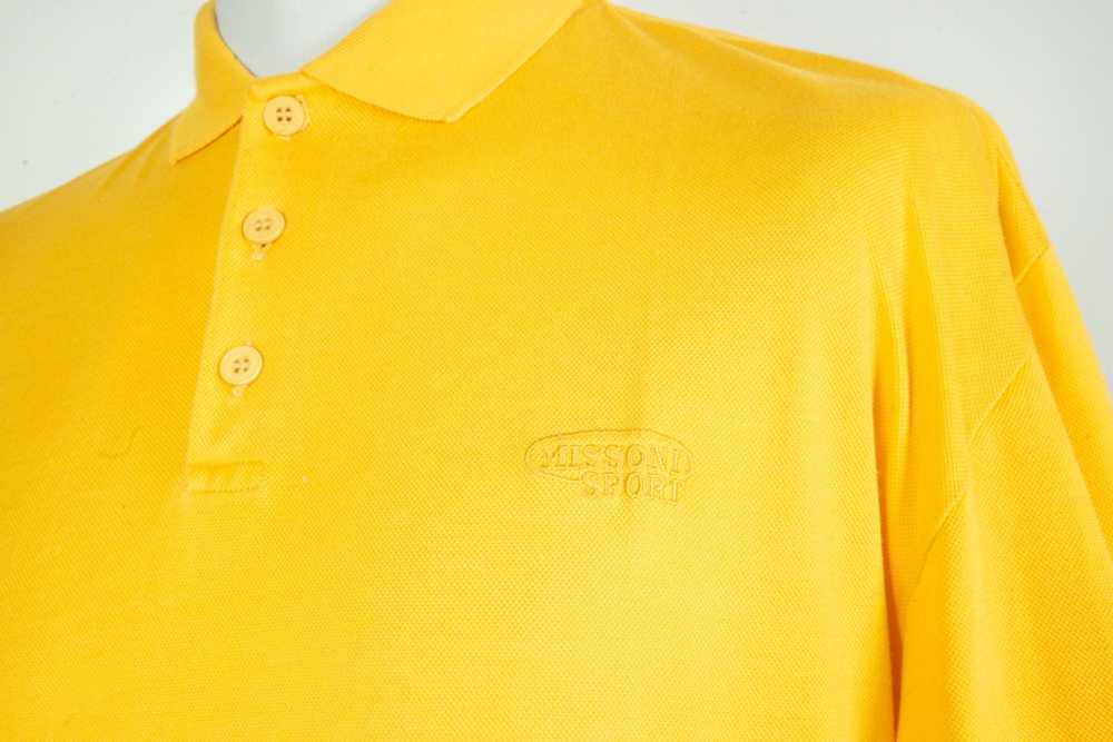 Missoni Mens Missoni Sport Classic Logo Yellow Po… - image 4