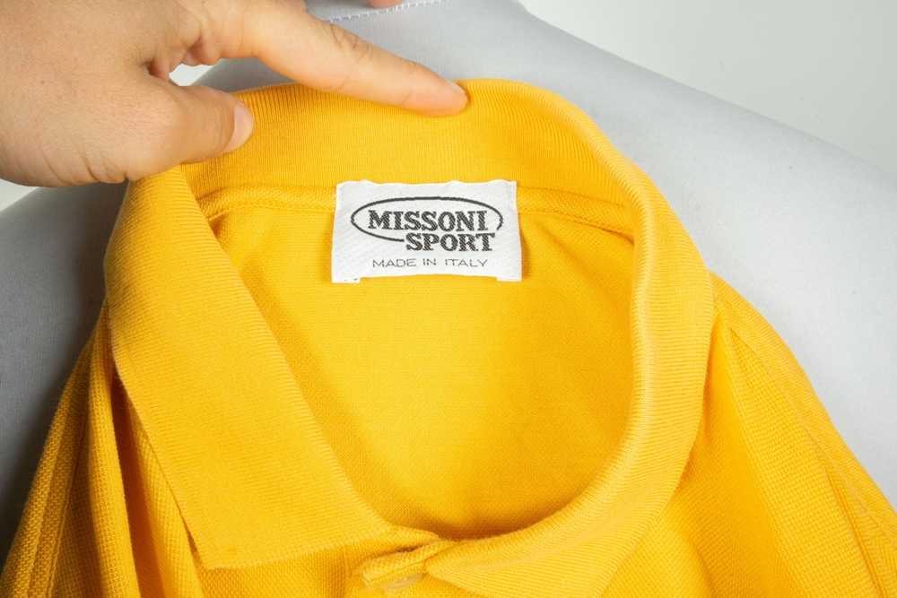 Missoni Mens Missoni Sport Classic Logo Yellow Po… - image 6