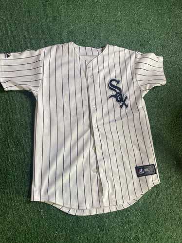 Rare Majestic Camo Chicago White Sox Stitched Logo Size 2XL Stripes Jersey