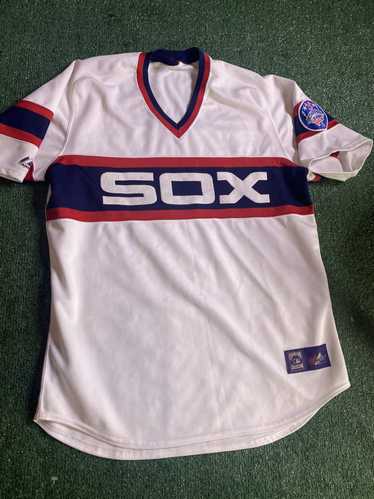 Cooperstown Collection Vintage White Sox Jersey X… - image 1